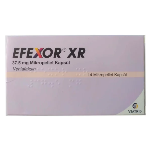 کپسول افکسور 37.5 میلی گرم (ونلافاکسین) – Efexor 37.5 mg