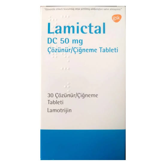 قرص لامیکتال 50 میلی گرم (لاموتریژین) – Lamictal 50 mg