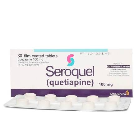 قرص سروکوئل 100 میلی گرم (کوئتیاپین) – Seroquel 100 mg