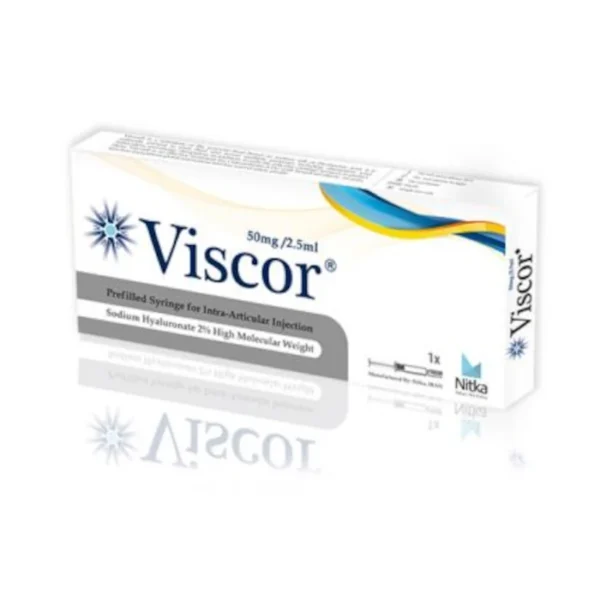 آمپول ویسکور 50 میلی گرم/2.5 میلی لیتر – Viscor Syringe