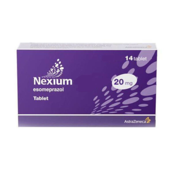 قرص نکسیوم 20 میلی گرم (اس امپرازول) – Nexium 20 mg