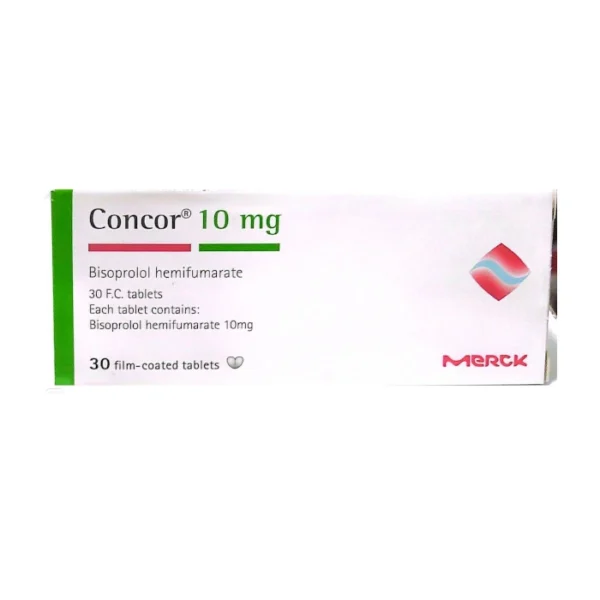 قرص کنکور 10 میلی گرم  Concor 10 mg tablet